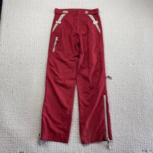 Y2K London Blue Rave Pants Cyber Tech Wear Women Size *14* Military Hip-Hop